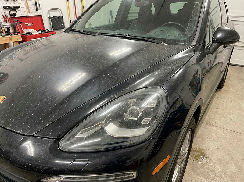 Before — Porsche Cayenne — Ceramic Prep