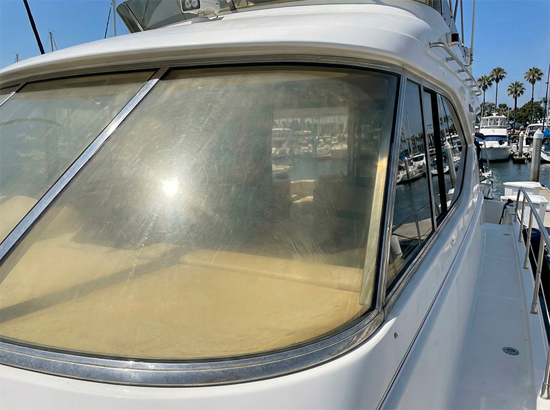 Before — Yacht Acrylic Windows