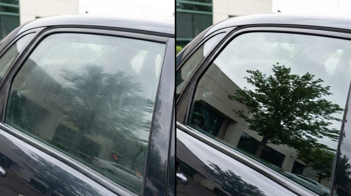 After — Side Window — Scratch Removal