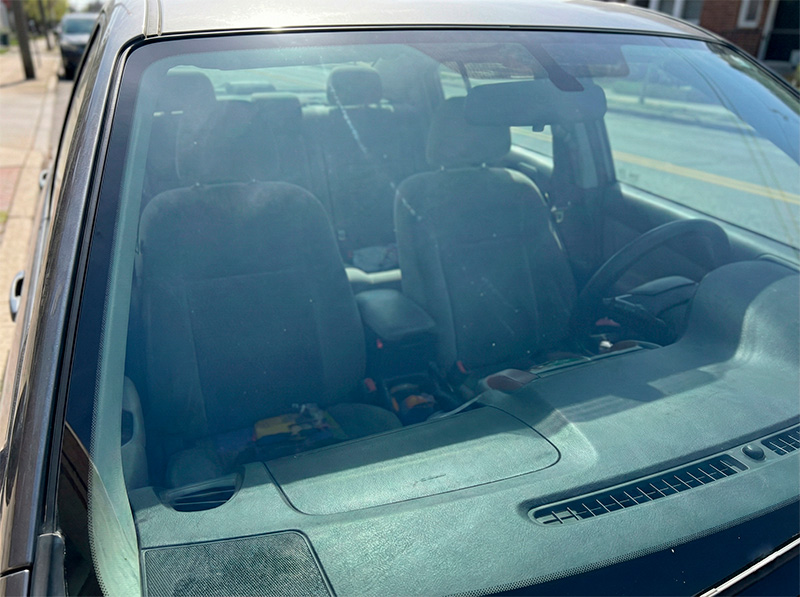 After — Windshield — Wiper Scratches