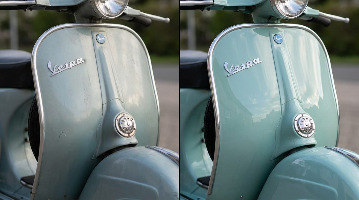 After — Scooter — Gloss Restoration