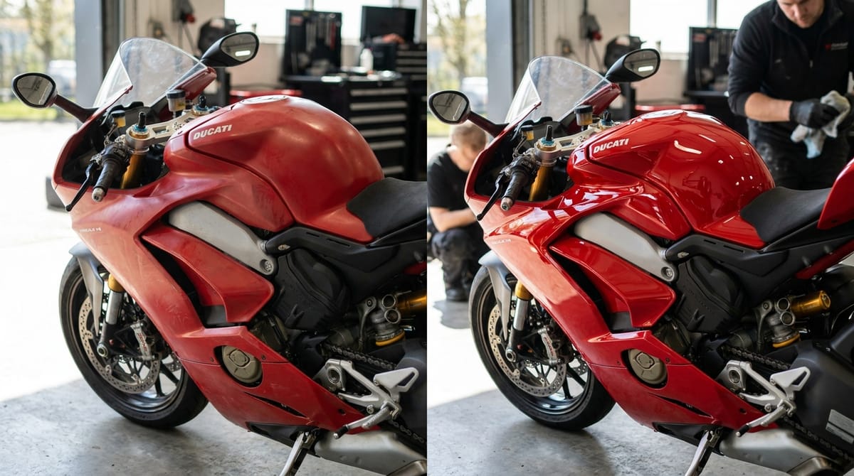 After — Sport Bike — Paint Correction